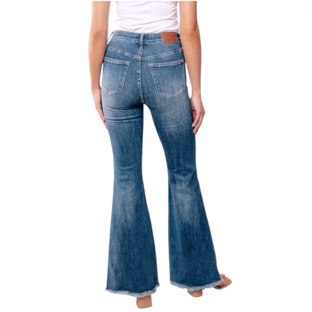 Judy Blue Miley High Waist Wide Flare - Picture 2 of 16